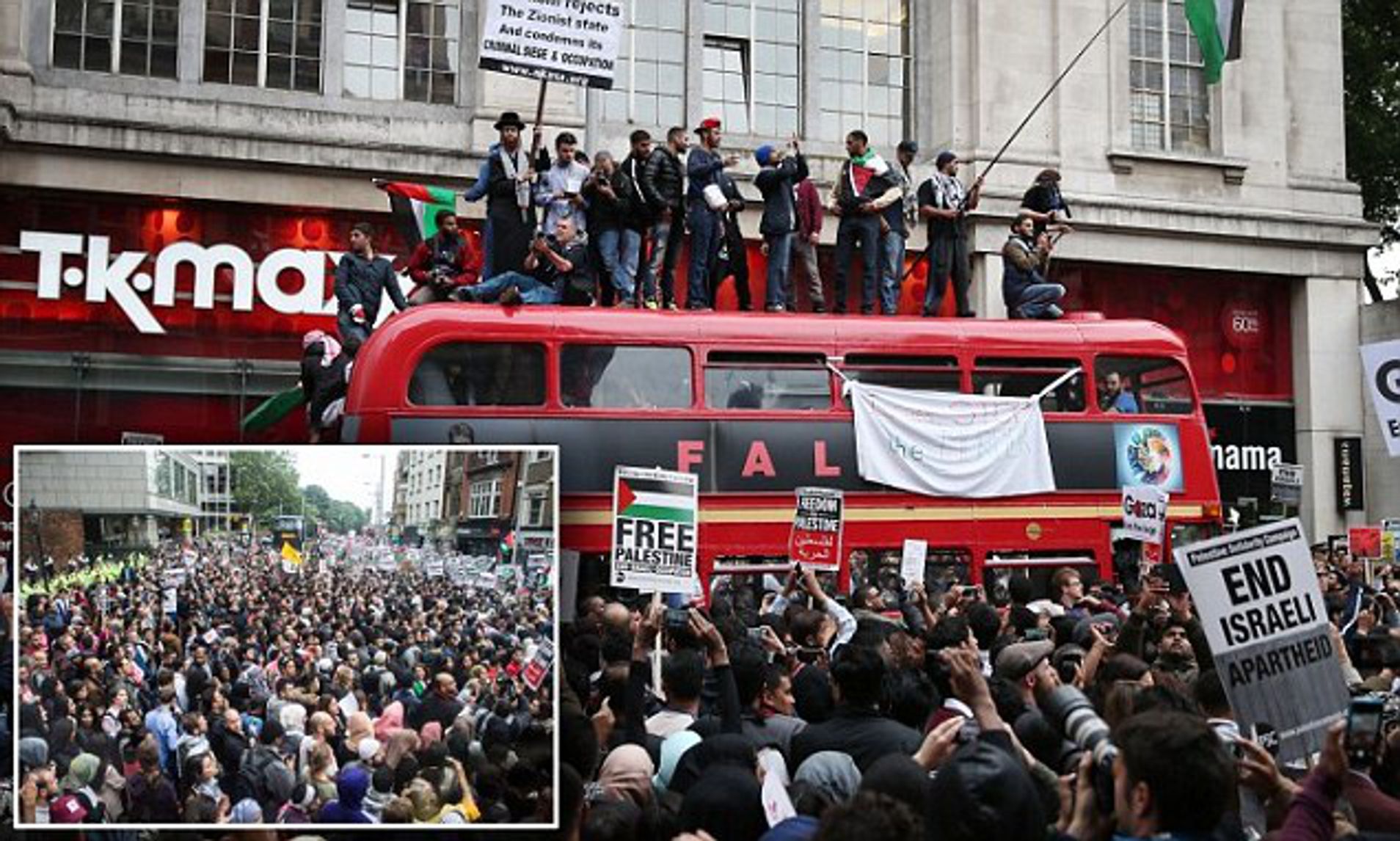 Manifestații propalestiniene de amploare, la Londra