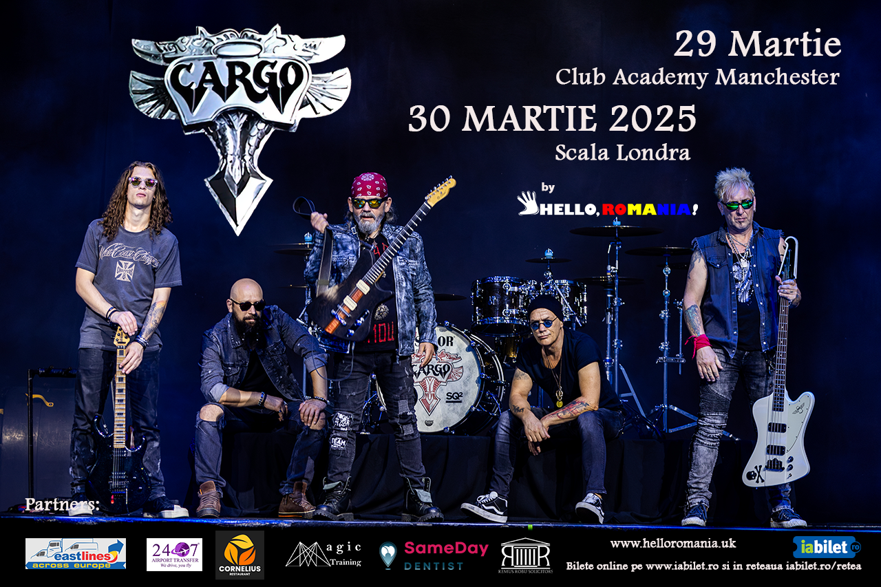 Cargo – Turneu Rock în Marea Britanie 29-30 martie 2025!